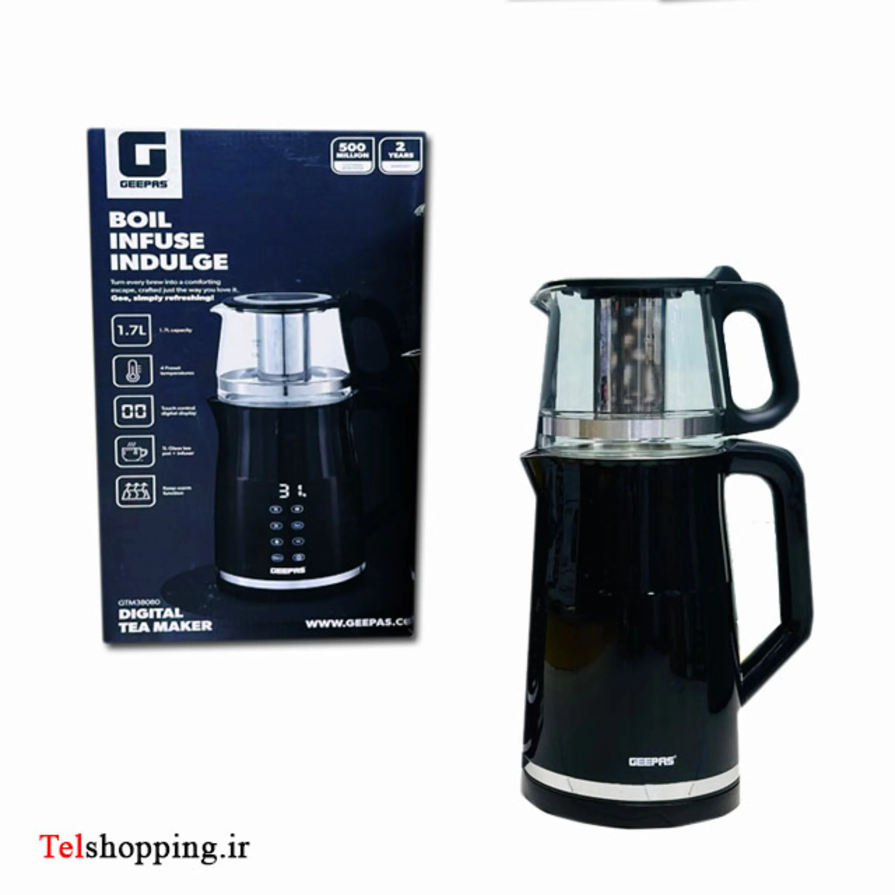 چای ساز جیپاس مدل GTM 38080